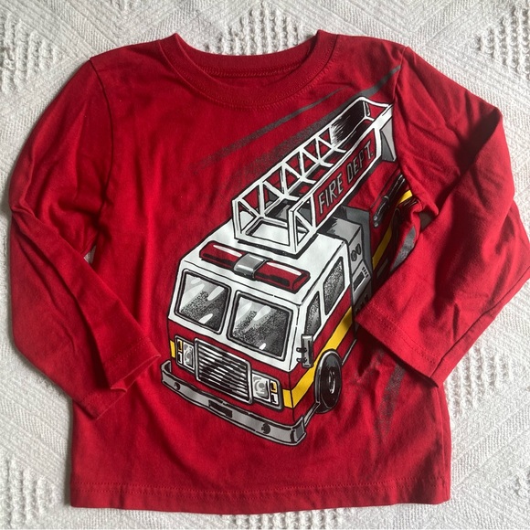 Paw Patrol Marshall Hat and Fire Truck Long Sleeve T Shirt Bundle Size 3t - Picture 2 of 7